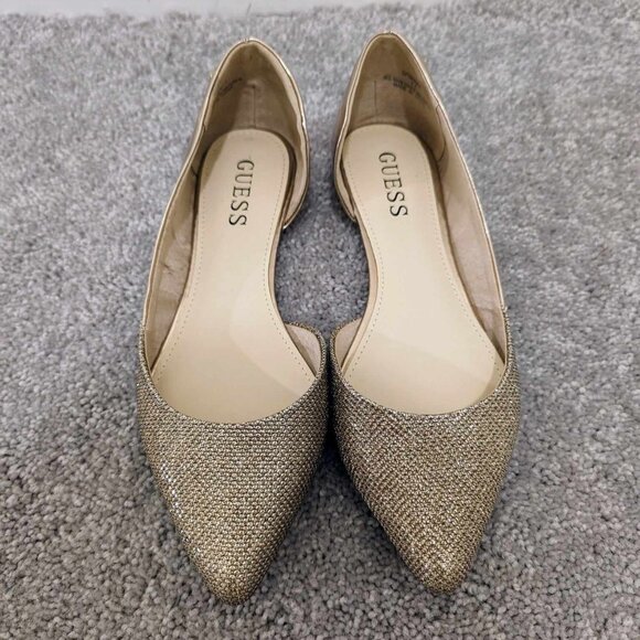 Guess Golden Glitter Flats (size 6.5) - Picture 3 of 6